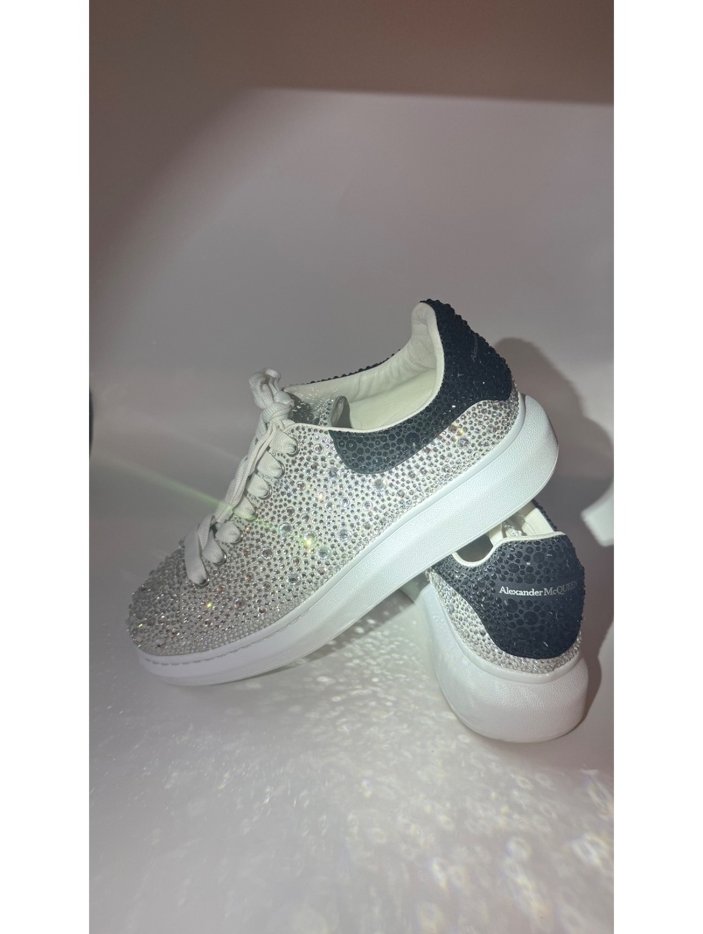 Alexander McQueen Crystal Oversized Sneakers 43.5